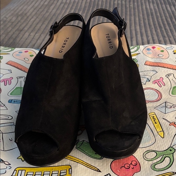 NWOT Torrid Open Toe Wedge - Picture 2 of 8